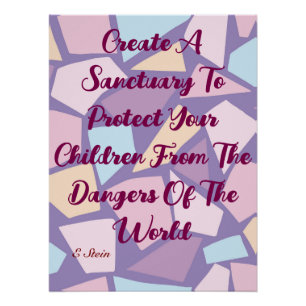 Protect Your Children quote Poster