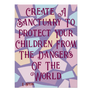 Protect Your Children quote Poster