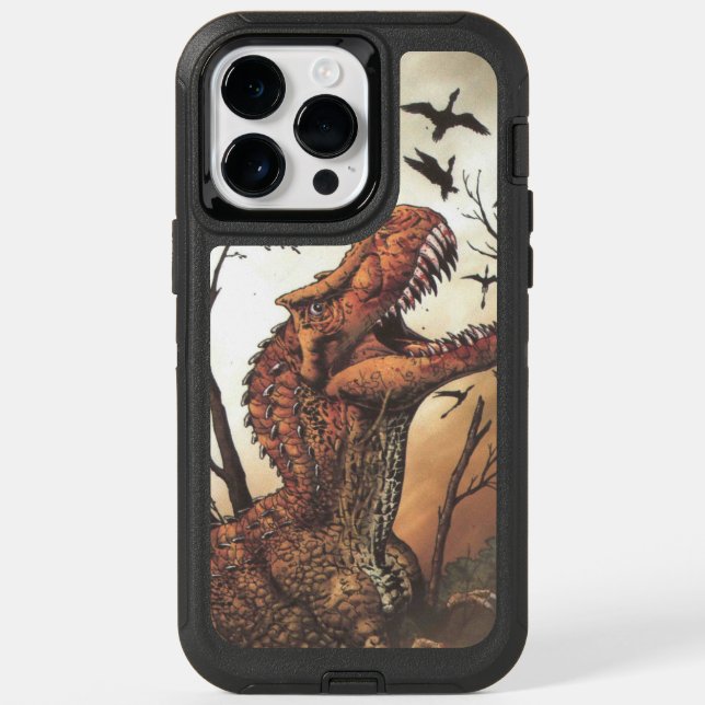 Protect Your Colorful Dinosaur iPhone 14 Pro (Back)