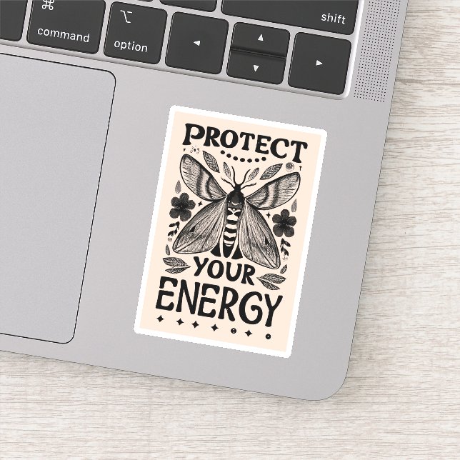 Protect your energy Whimsigoth aesthetic Sticker (Detail)