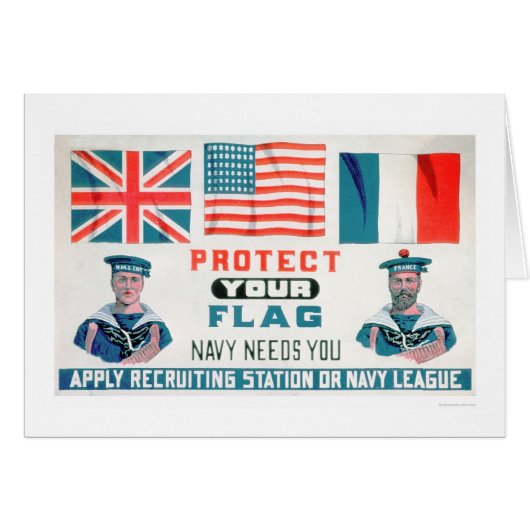 Protect Your Flag - Navy Needs You (US02143) Cards (Front Horizontal)
