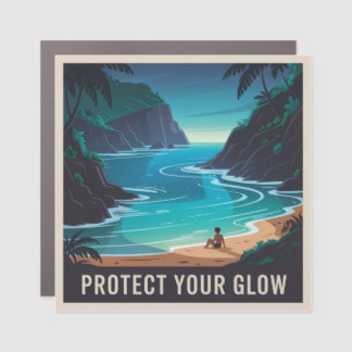 Protect Your Glow Car Magnet