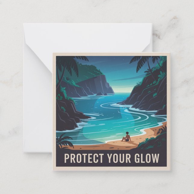 Protect Your Glow Note Card (Front)