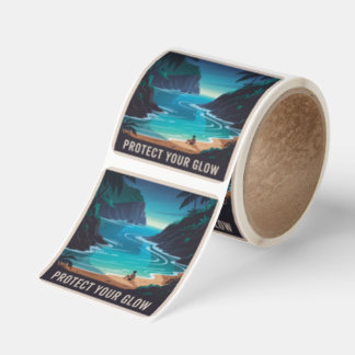 Protect Your Glow Square Sticker