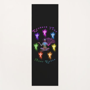 Protect Your Inner Peace Woman Chakra Yoga Mat