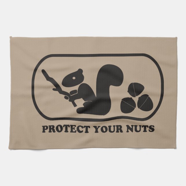 Protect your nuts – Gone Girl Kitchen Towel (Horizontal)