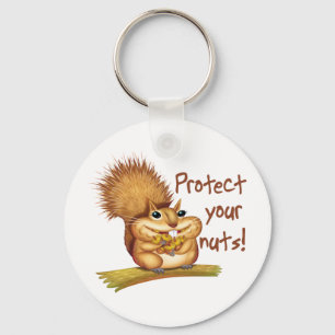 Protect Your Nuts Keychain