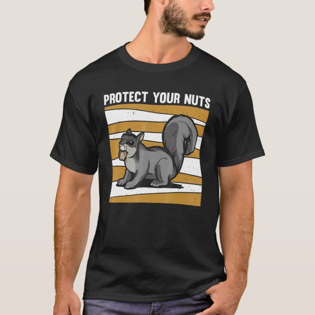 Protect Your Nuts Squirrels T-Shirt (Front)