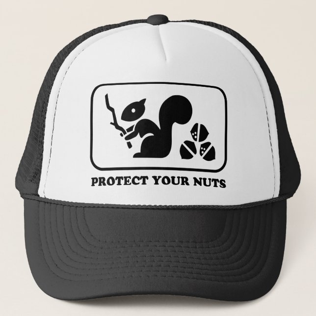 Protect Your Nuts Trucker Hat (Front)