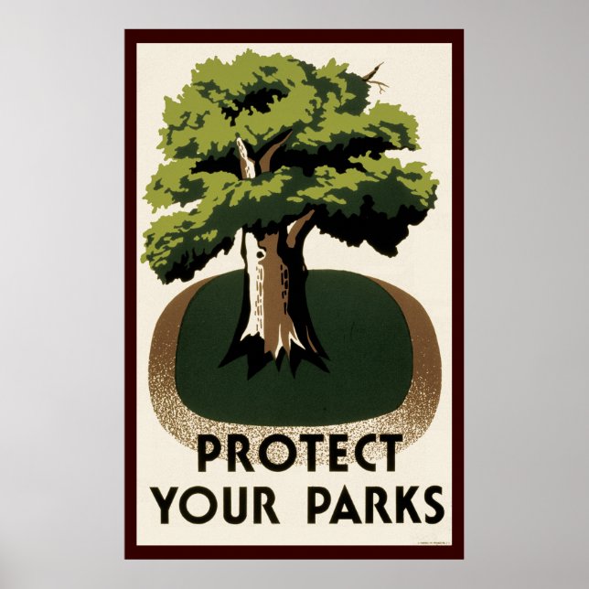Protect Your Parks Poster (Front)