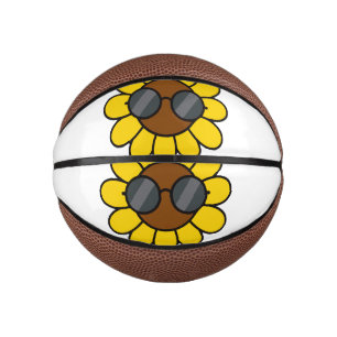 Protect Your Peace راحة بالك أهم Sunflower Mini Basketball
