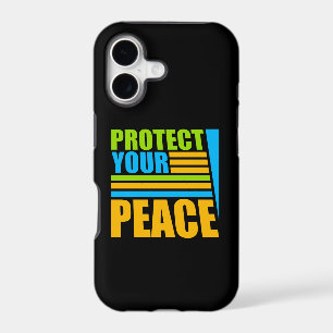 Protect Your Peace Mental Health Wellness Mindful iPhone 17 Case