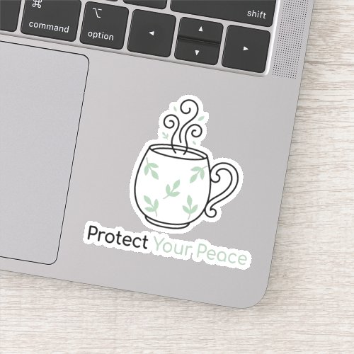 Protect Your Peace Minimalist Sticker