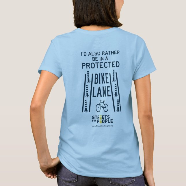 Protected Bike Lane T-Shirt (Back)