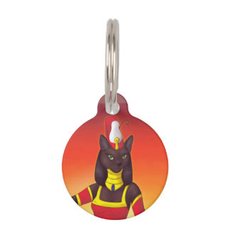 Protected by Bast-Mut Pet Name Tag