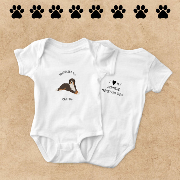 Bernese mountain outlet dog baby clothes