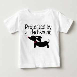 inktastic Dachshund Dog Lover Polka Dot Puppies Baby T-Shirt