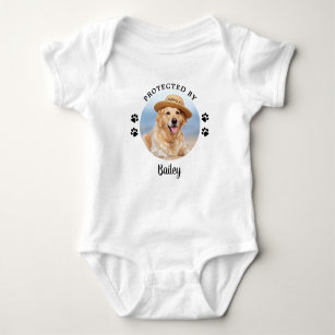 Dog Did It Funny Shirt Cute Puppy Newborn Baby Gift Idea Cool Romper Bodysuit 