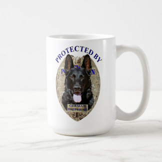 Protected By German Shepherd Coffee Mug