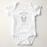 Protected By My Big Bro Dog French Bulldog Baby Bodysuit at Zazzle