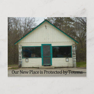 Protected By Totems Funny Change of Address Card