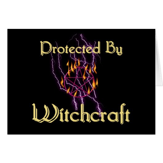 Protected By Witchcraft Cards (Front Horizontal)