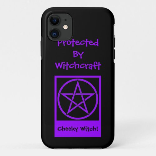 Protected by Witchcraft Cheeky Witch iphone 5 case