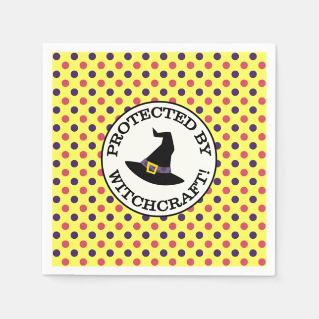 PROTECTED BY WITCHCRAFT NAPKINS (Front)