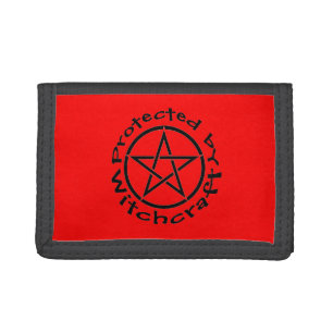 Protected by Witchcraft Pentacle Wiccan Wallet