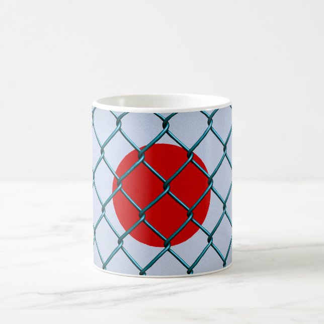 Protected Japanese Flag Coffee Mug (Center)