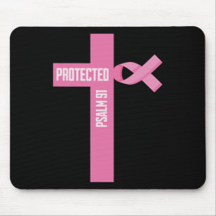 Protected Psalm 91 Christian 91st Psalm Bible Brea Mouse Pad