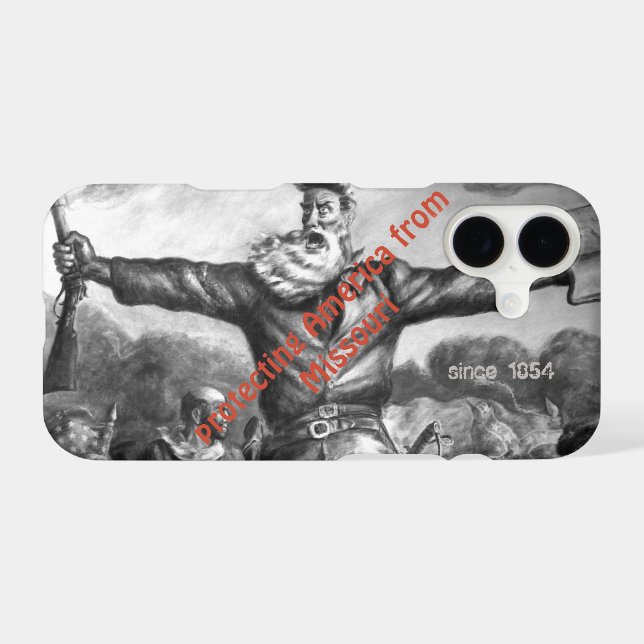 Protecting America From Missouri Since 1854 iPhone Case-Mate iPhone Case (Back (Horizontal))