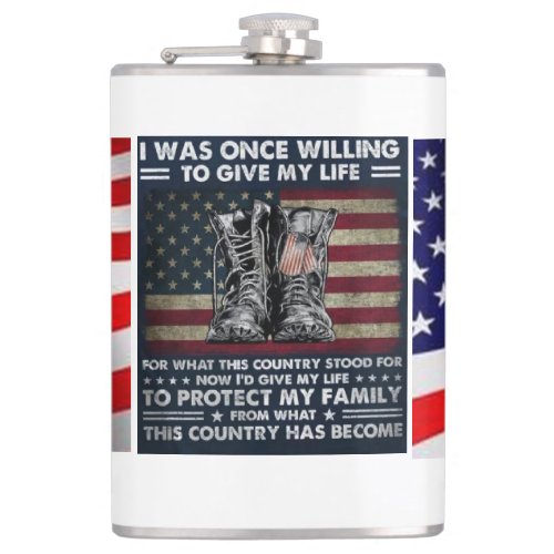 PROTECTING AMERICANS   FLASK