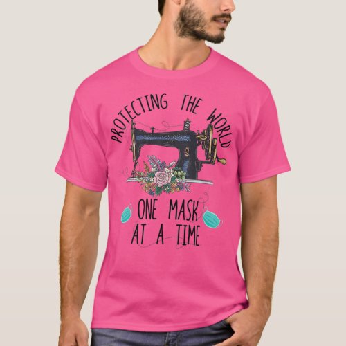 Protecting the world one mask at a time  T_Shirt