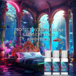 Protecting Travel Bottle Set Hand Sanitizer