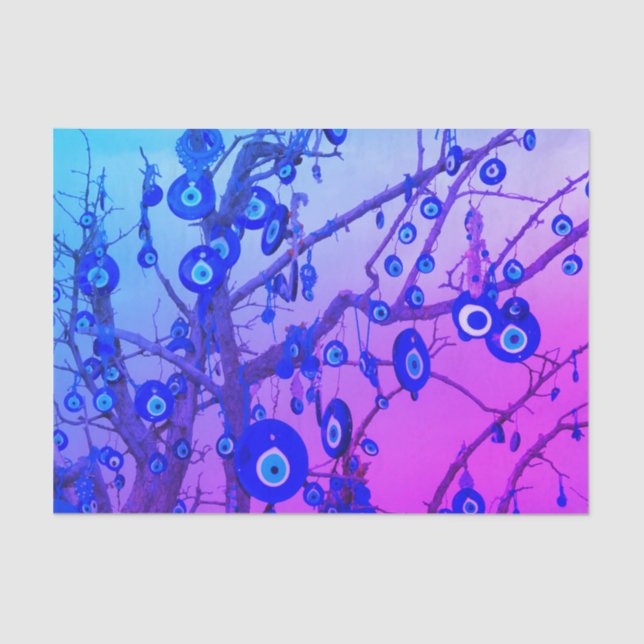 Protection agasint Evil Eye Amulet Gift Tissue Tissue Paper (Front)