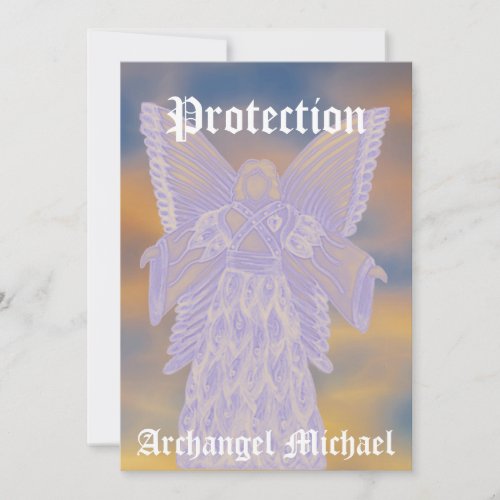 Protection Archangel Michael_Customize Invitation