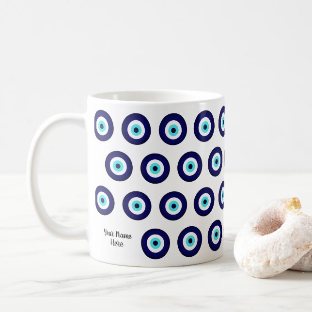 Protection from Evil Eye Coffee Mug (With Donut)