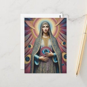 Protection From Evil Mary Postcard