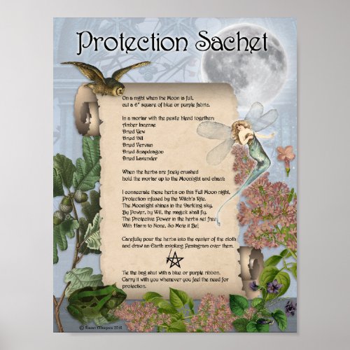 PROTECTION SACHET POSTER