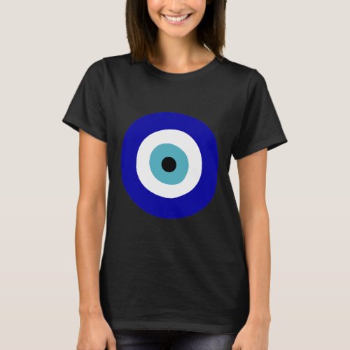 Protection Symbol Blue Evil Eye of Protection T_Shirt