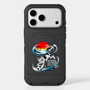 Protective Japanese Soccer Cat For Anime & Art Lov iPhone 17 Pro Max Case