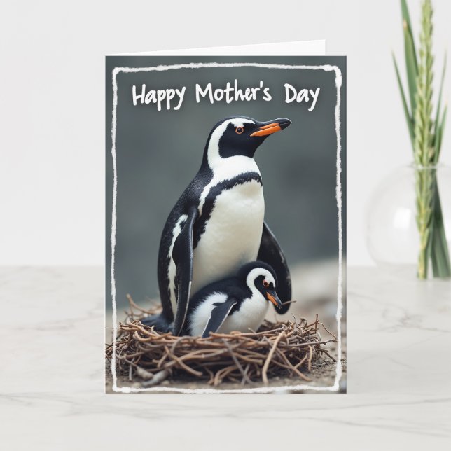 Protective Mothers Day Bird Card (Front)
