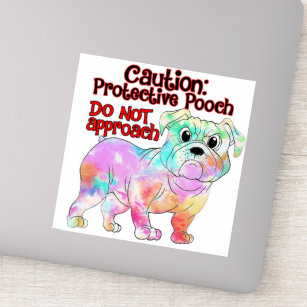 Protective pooch sticker