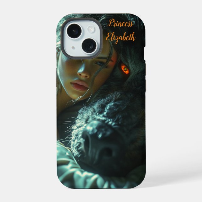 Protector of a princess  iphone case (Back)
