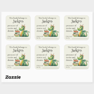Protector of Stories Books for Baby Bookplate