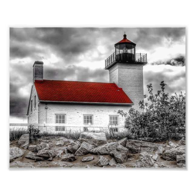 Protector of the Harbor - Sandpoint Lighthouse Photo Print (Front)