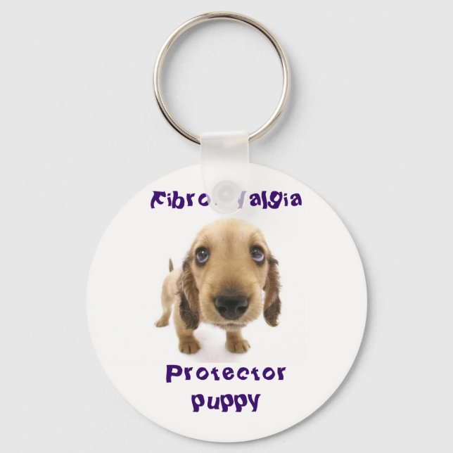 Protector Puppy Keychain (Front)