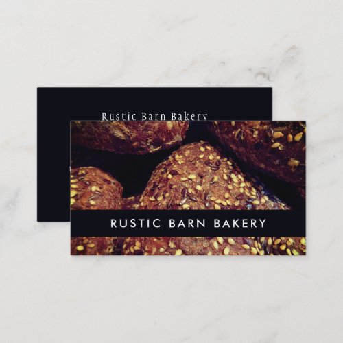 Protein Bread Rolls Bakers Bakery Store Business Card