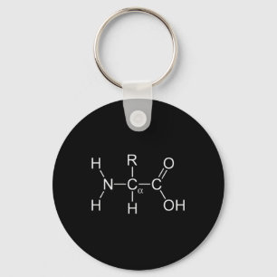 Protein Molecule - Gym And Chemistry Bodybuilding Keychain